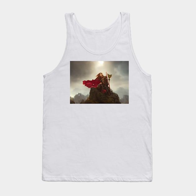 Female warrior victorious Tank Top by kiwimick